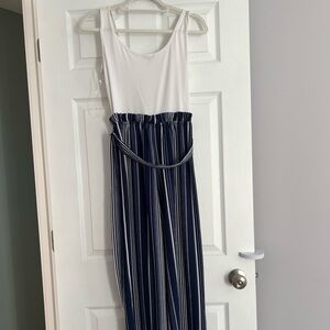 Lily Rose Sleeveless Jumpsuit with Wide Legs